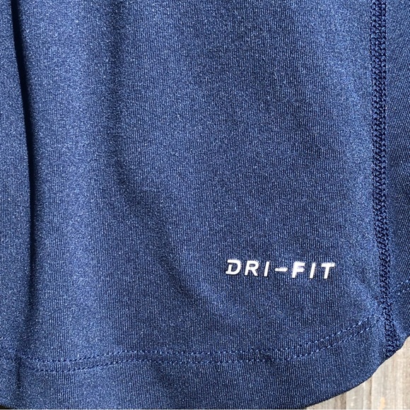 Nike Dri Fit Element Quarter Zip Women’s small Navy Warm up Top S - Picture 5 of 7
